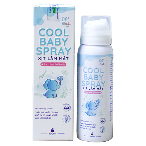 Baby cool spray